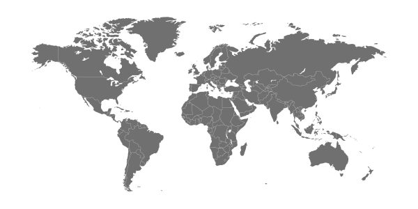 World map vector abstract illustration